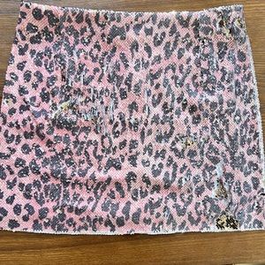 Free People sequin mini skirt